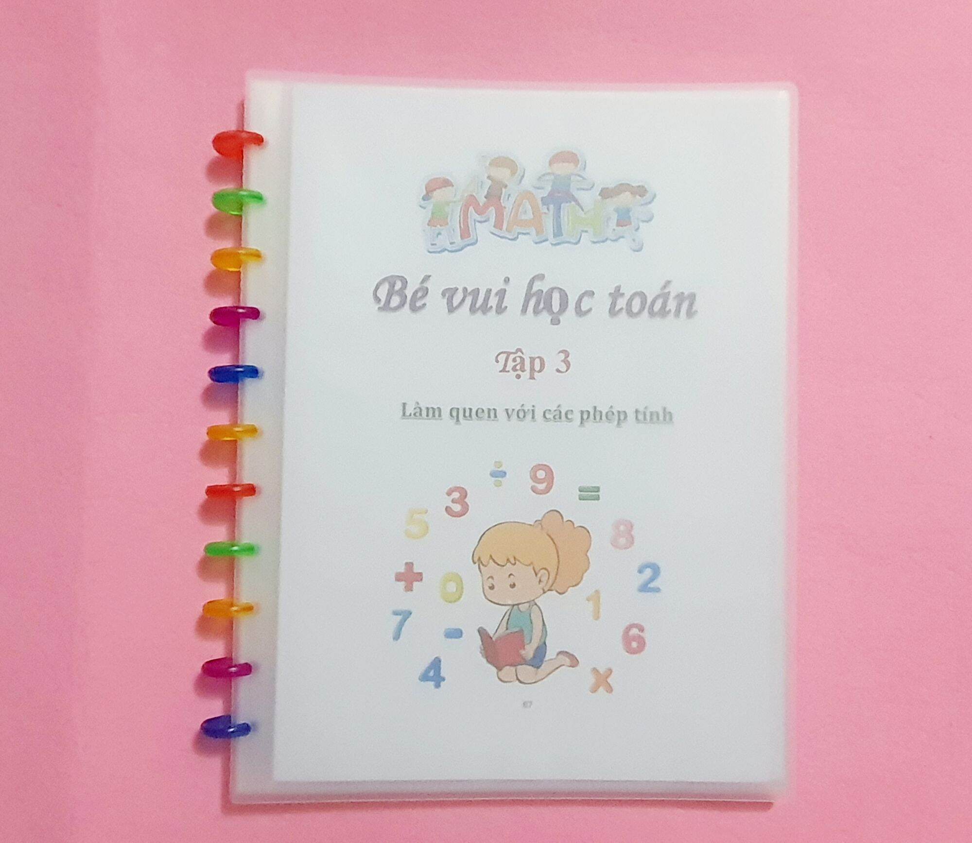 Cuốn bìa học liệu cho bé