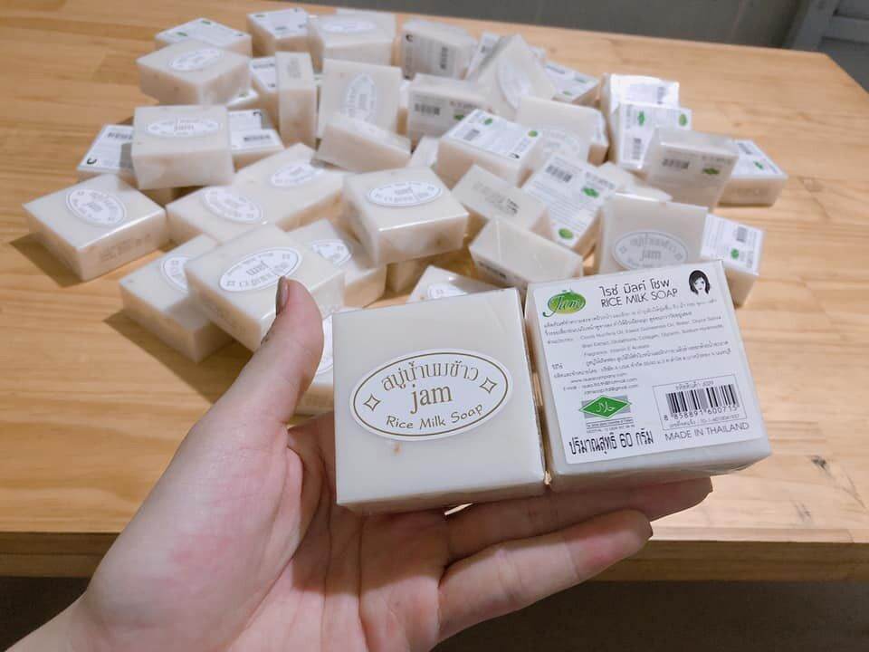 Xà Phòng Cám Gạo Thái Lan JAM RICE MILK SOAP 65gr