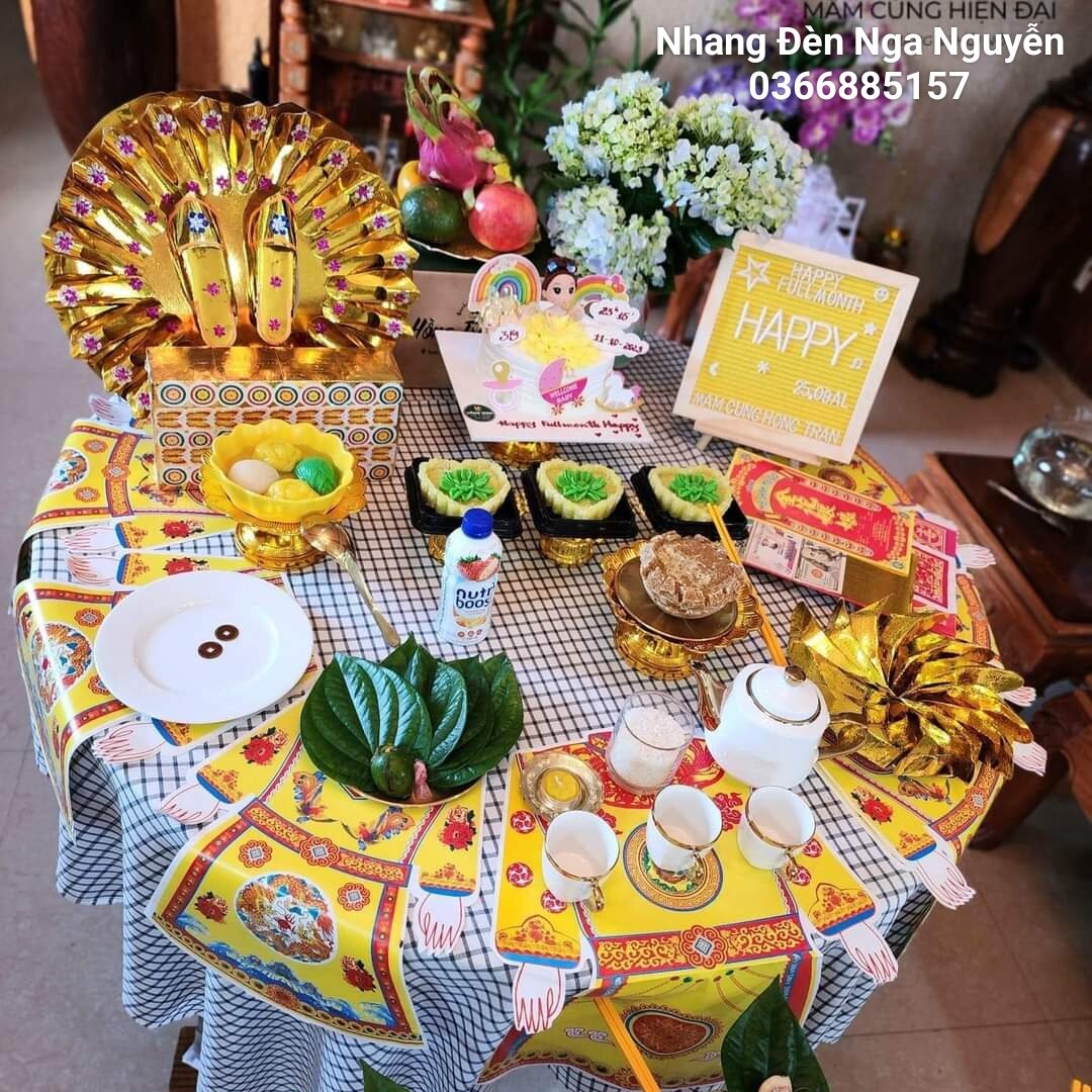 Bộ Giấy Cúng Đầy Tháng,Thôi Nôi ,Cúng Căn