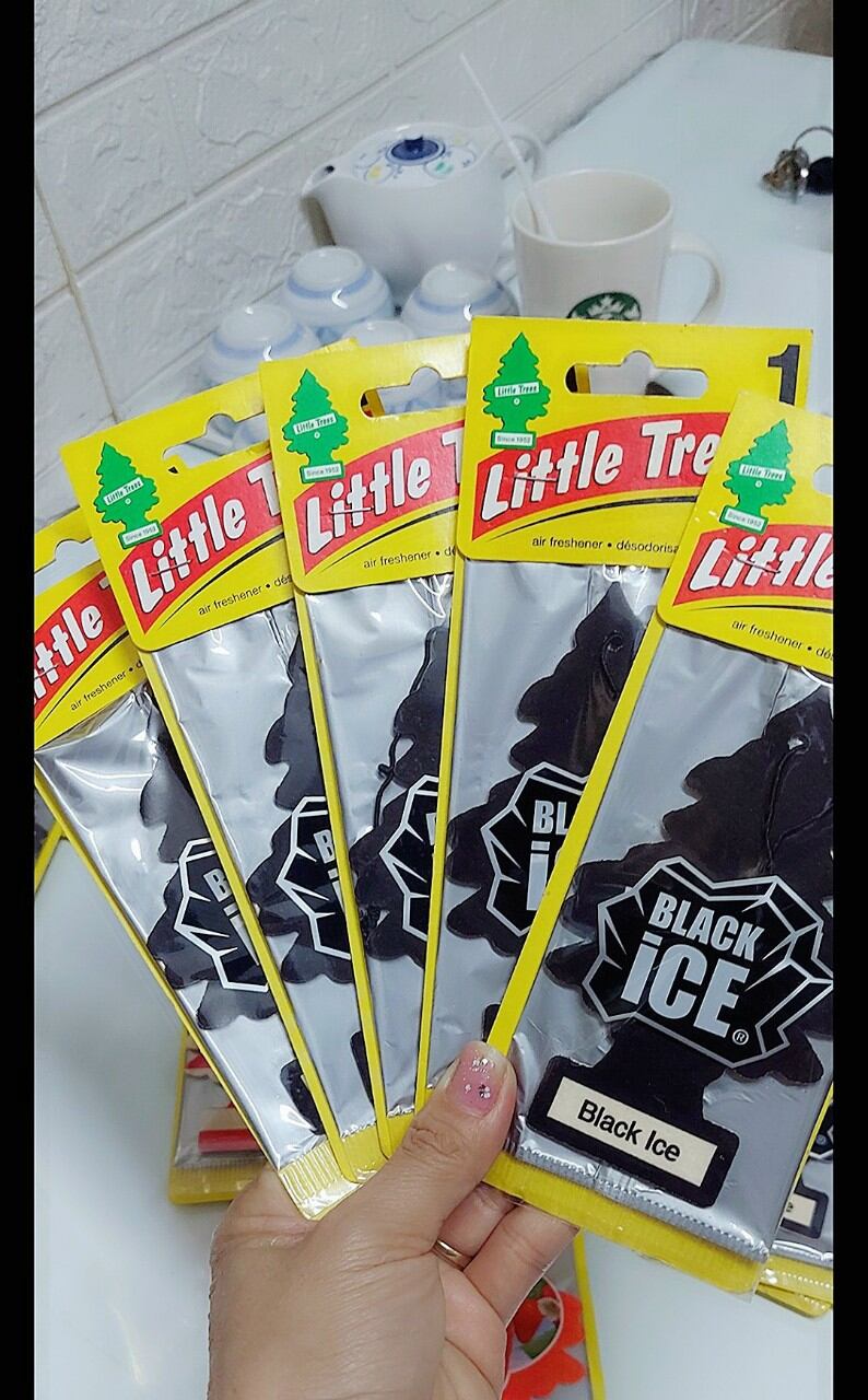 Lá thơm Little Trees Black Ice
