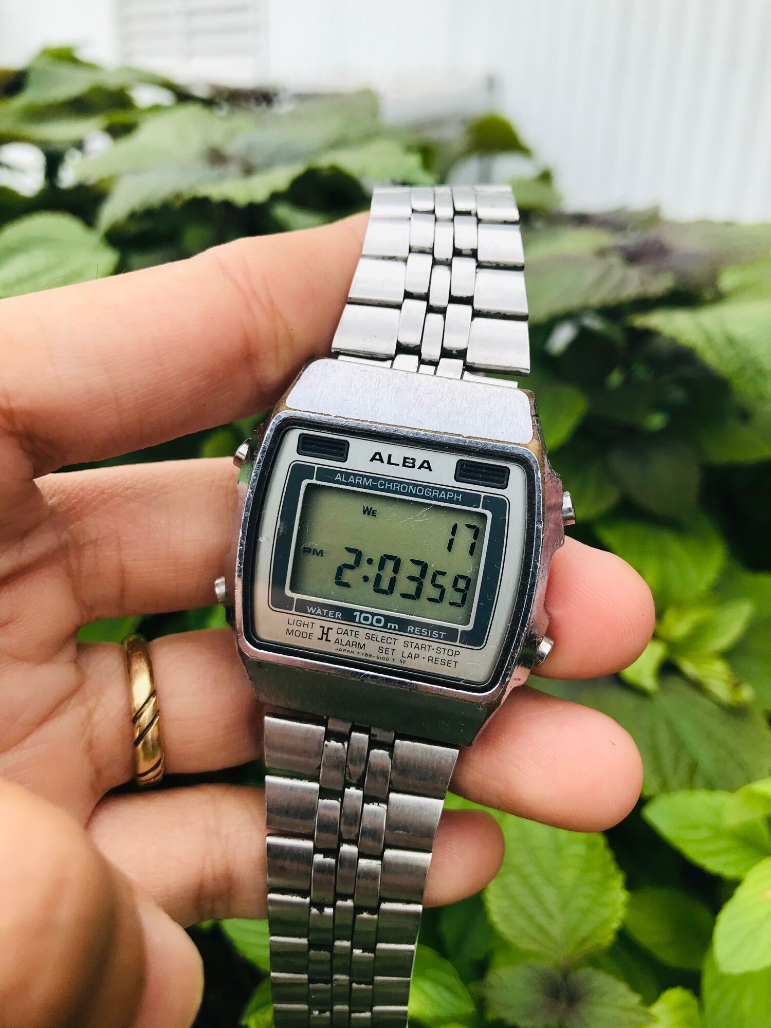 Đồng hồ điện tử alba citizen vintage