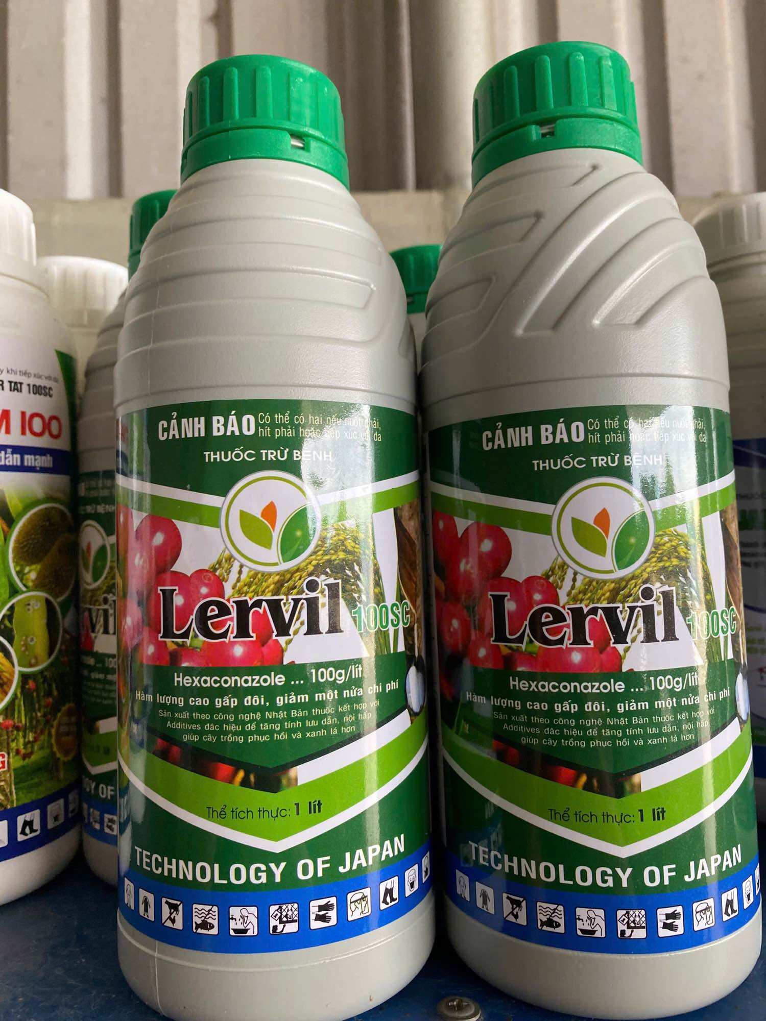 LERVIL 100SC (1 Lít) – Thuốc Trị Rỉ Sắt, Phấn Trắng, Thán Thư, Sương Mai, Đạo Ôn| Công Nghệ Nhật