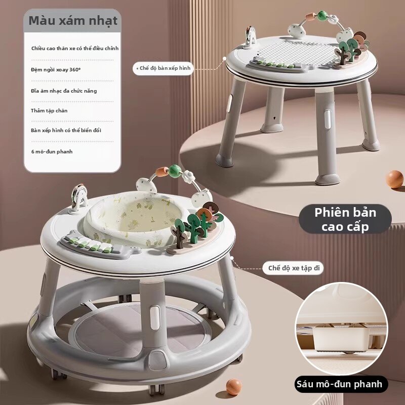 O-leg Prevention Rotatable Baby Walker - 6