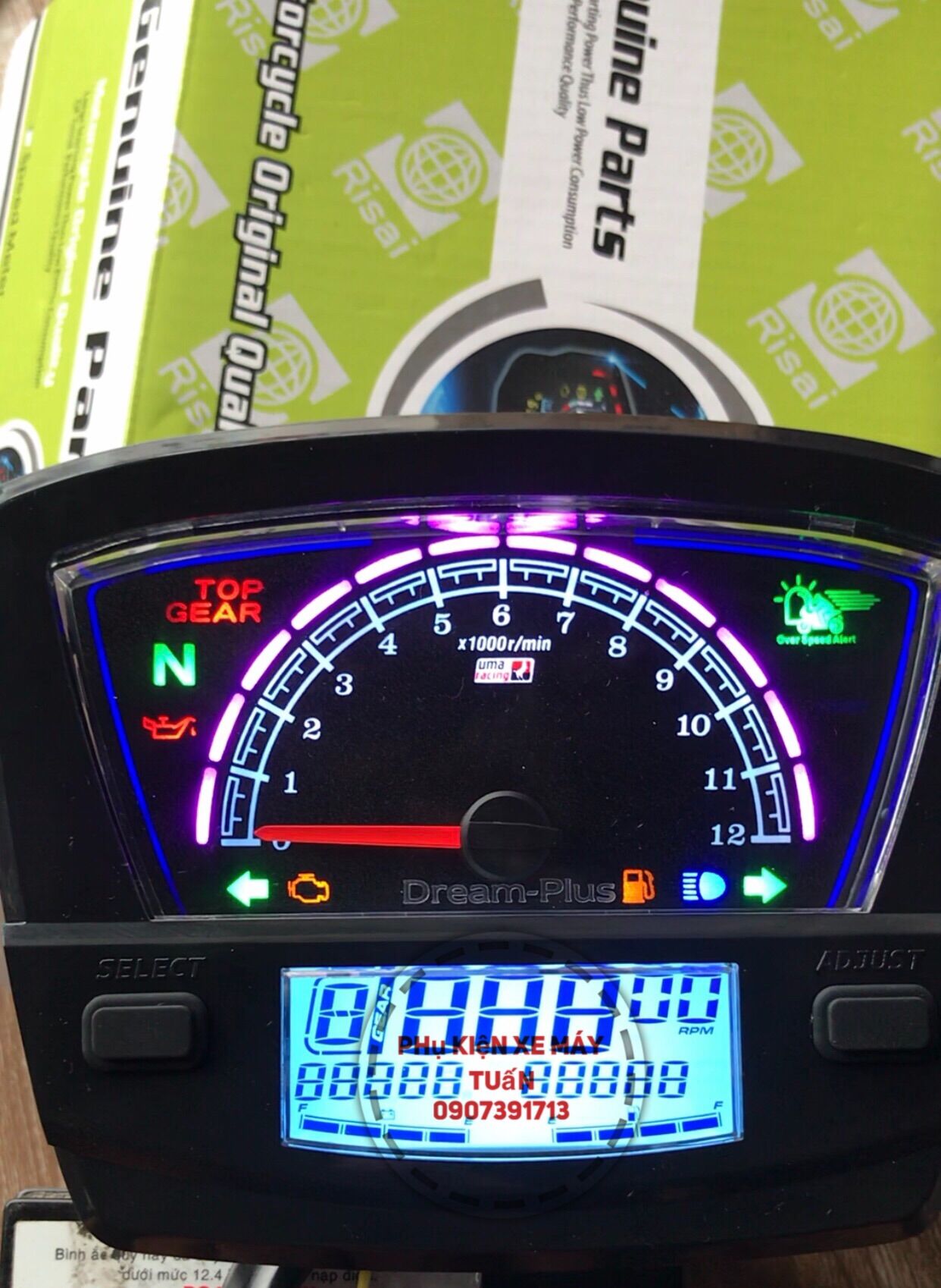 đồng hồ Koso uma DREAM 1:1 lắp như zin