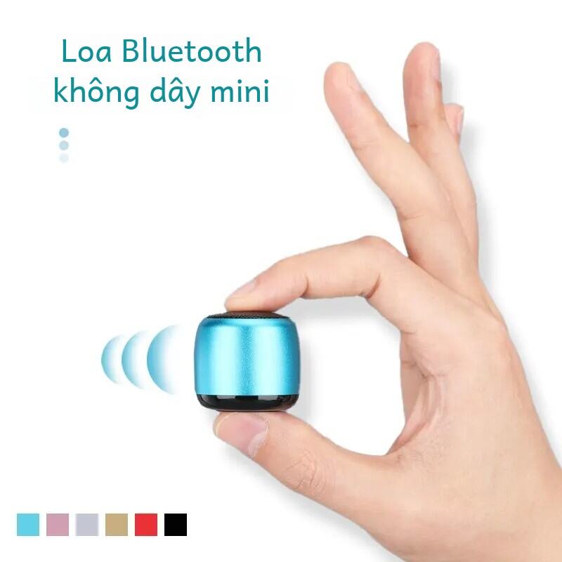 M1 Xách Tay Bluetooth Loa Âm Nhạc Stereo Surround Mini USB Ngoài Trời Loa Siêu Trầm Loa Âm Thanh Máy Nghe Nhạc Loa Microphone