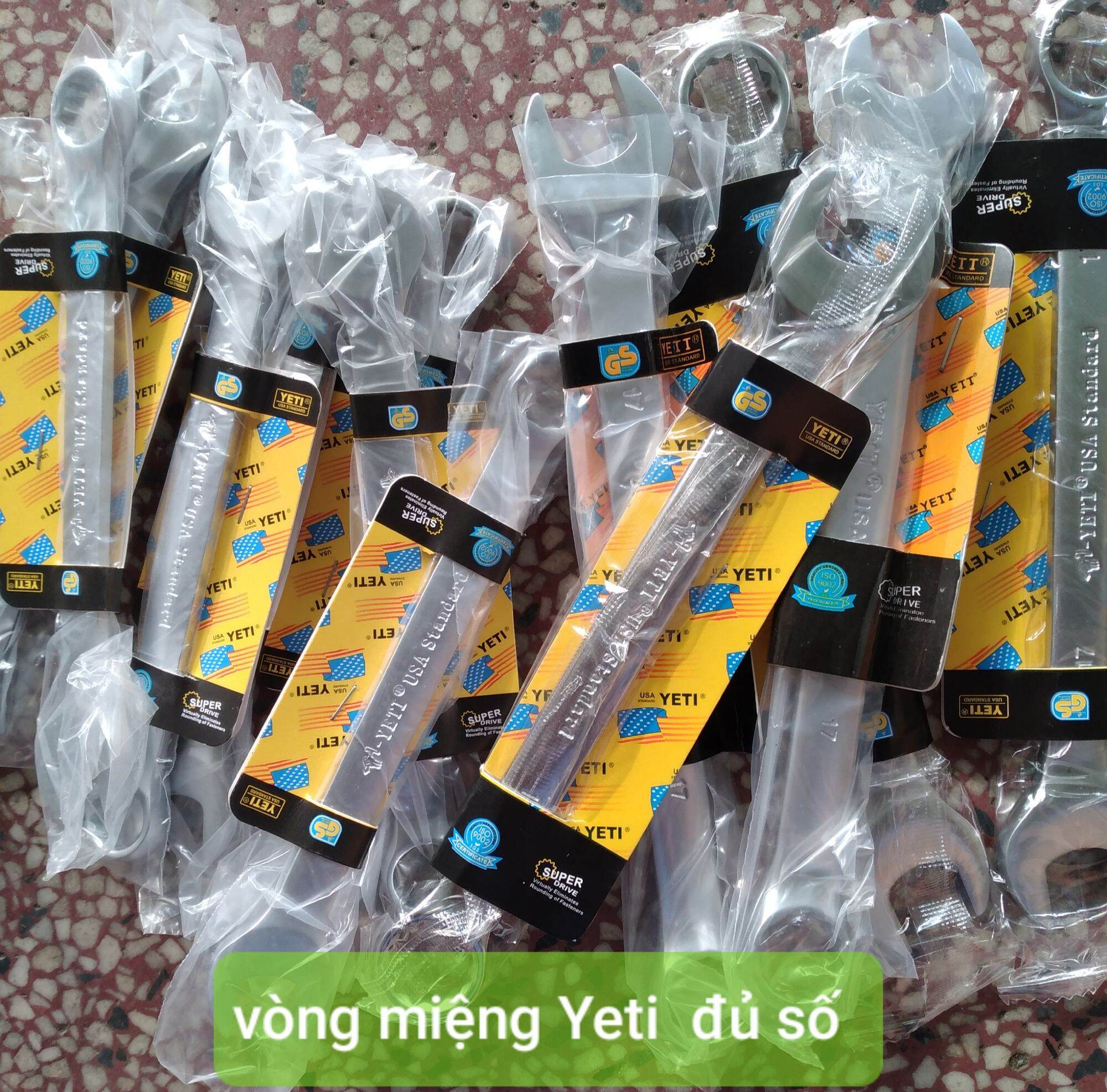 Chìa khóa vòng miệng Yeti đủ size