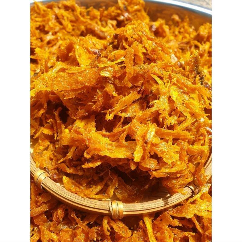 500g mực xé cay tẩm gia vị