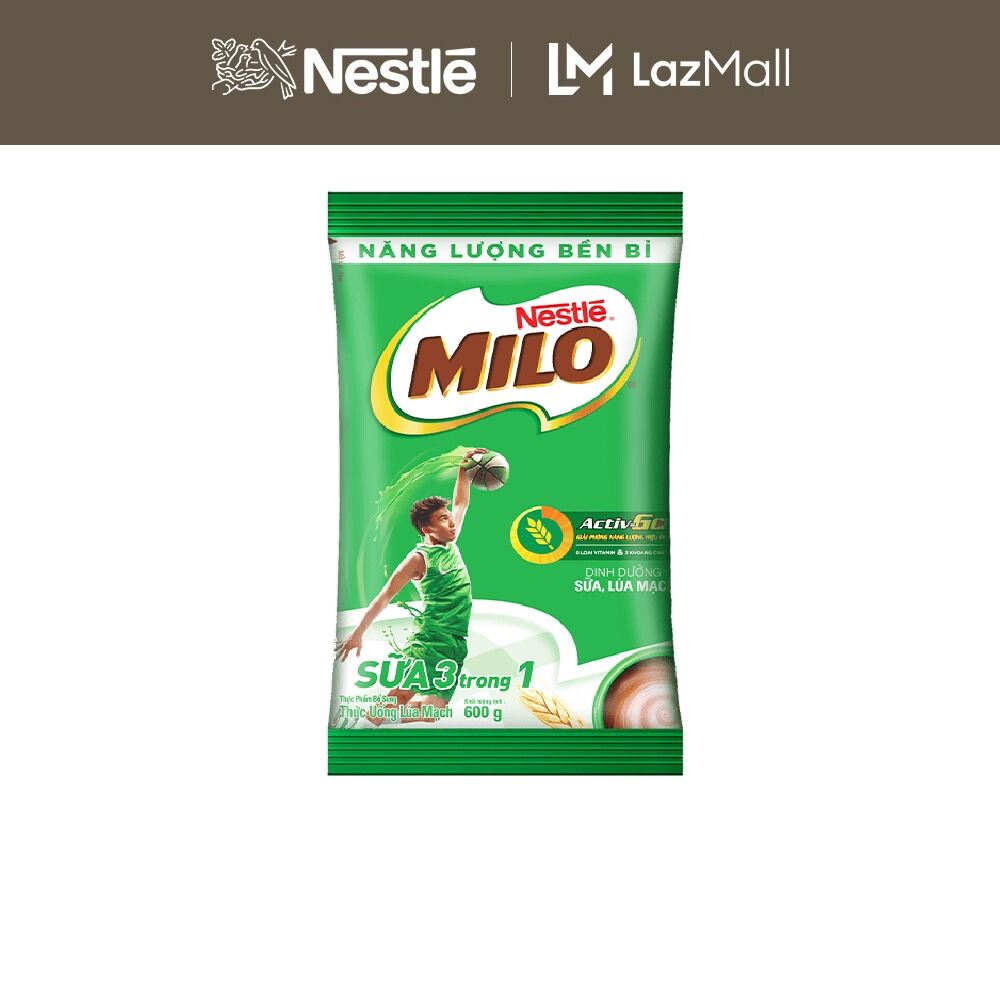 [Freeship Nationwide] Milo 3-in-1 Barley Drink (600g Bag)