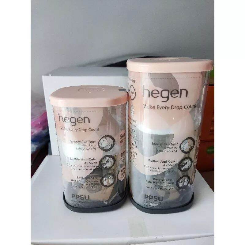 Bình sữa hegen 150ml/240ml/330ml chính hãng núm ti siêu mềm cho bé