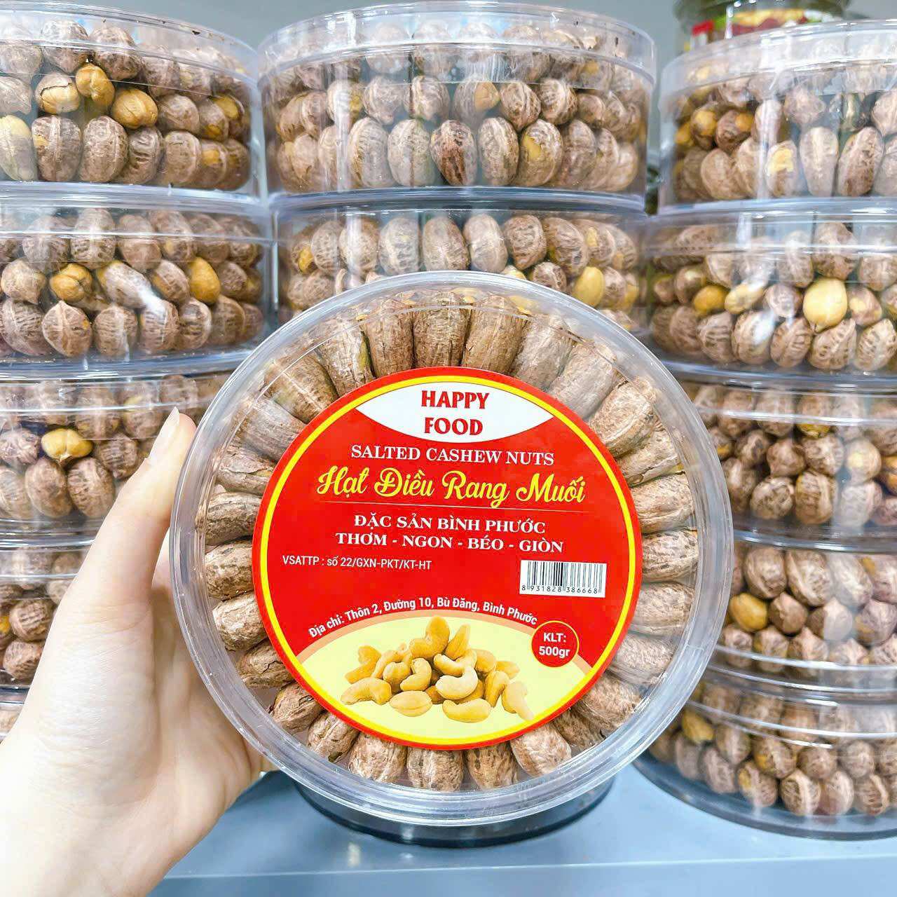 Hạt điều bình phước xếp hoa loại 1