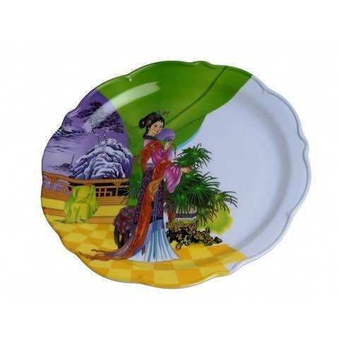 Đĩa Quả Cô Tiên, Đĩa Hoa Fataco BN 10-11 Nhựa Melamine Dày Dặn, Cao Cấp MTA-MART2
