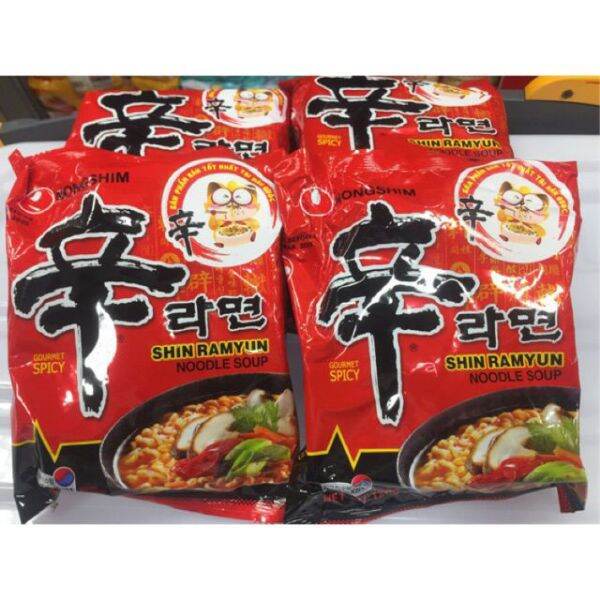 Lốc 5 gói mì cay shin 120g