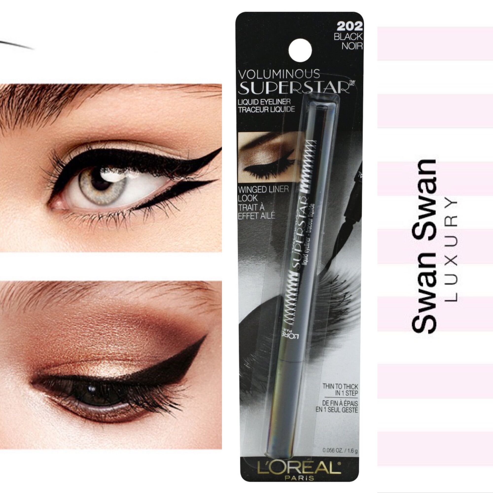Bút Kẻ Mắt Hai Đầu Loreal Voluminous Kháng Nước