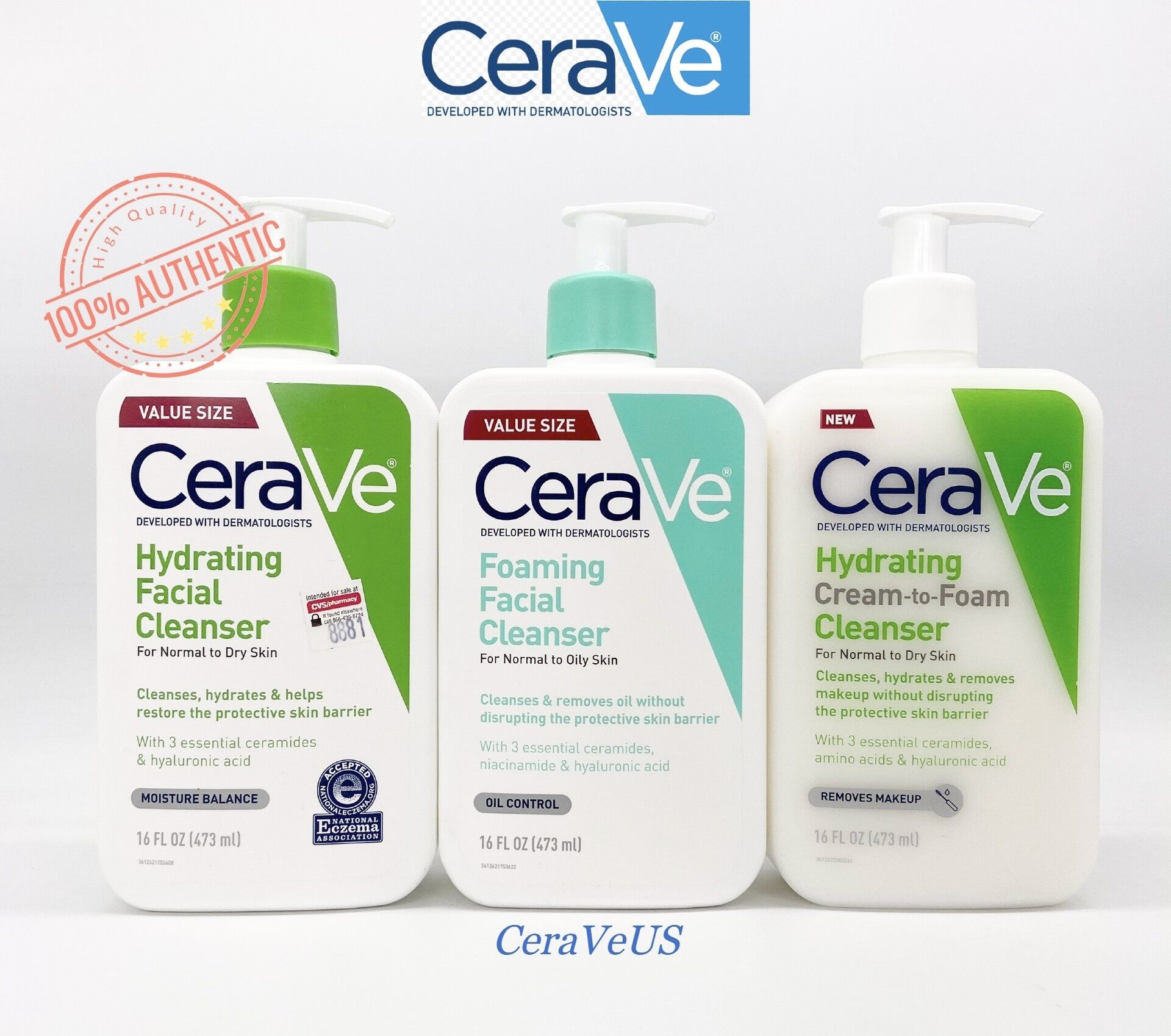Sữa rửa mặt da dầu và da khô cerave facial cleanser
