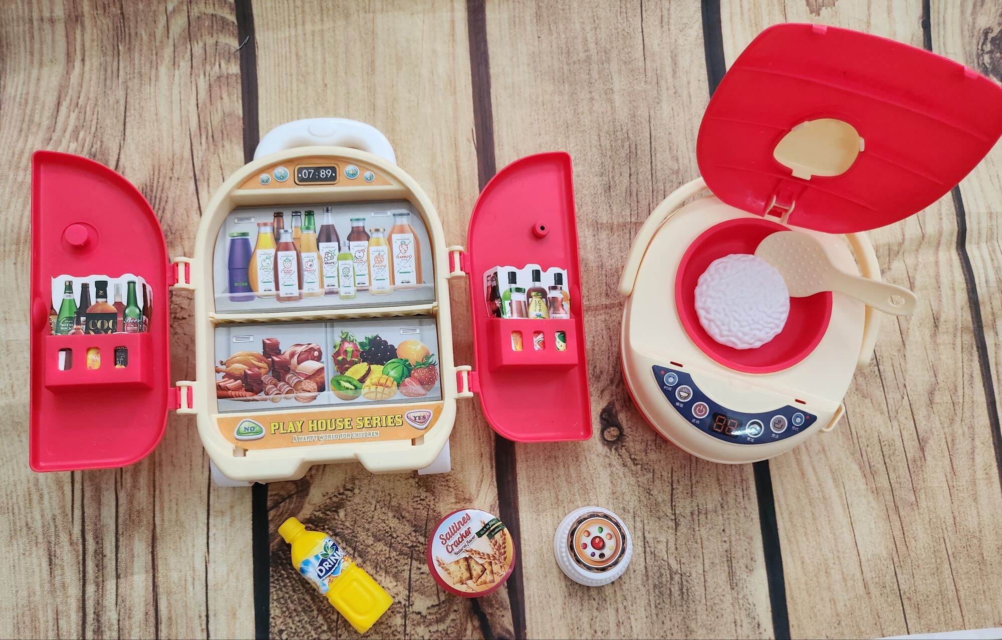 Bộ đồ chơi tủ lạnh và nồi cơm điện