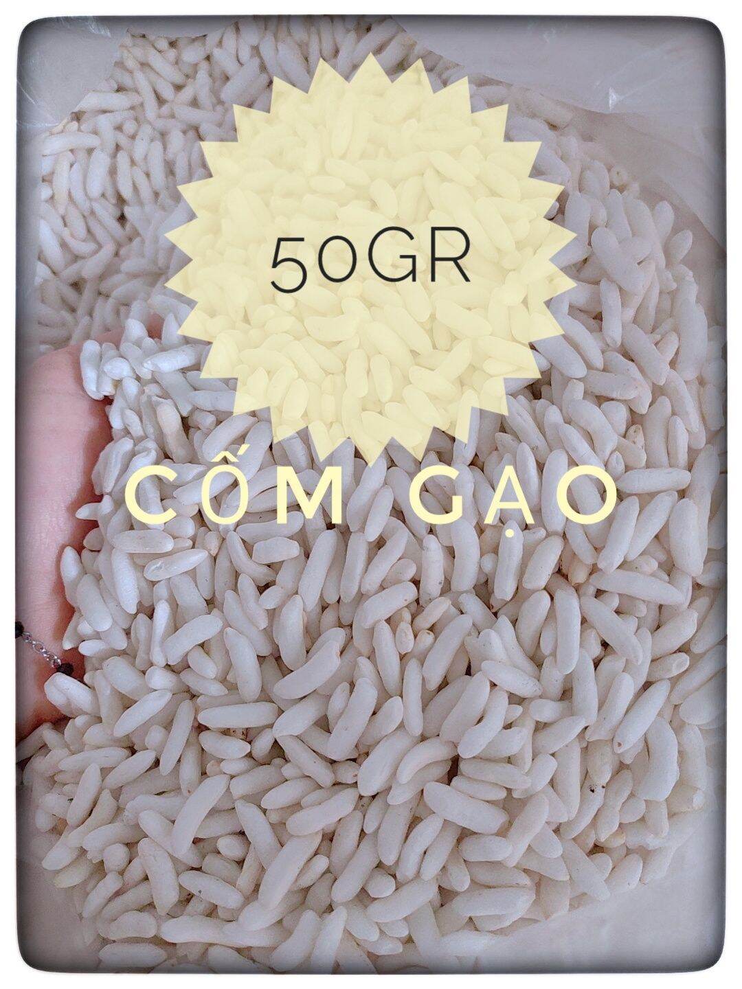 Cốm gạo - Thức ăn cho hamster,thú cưng- 50gr