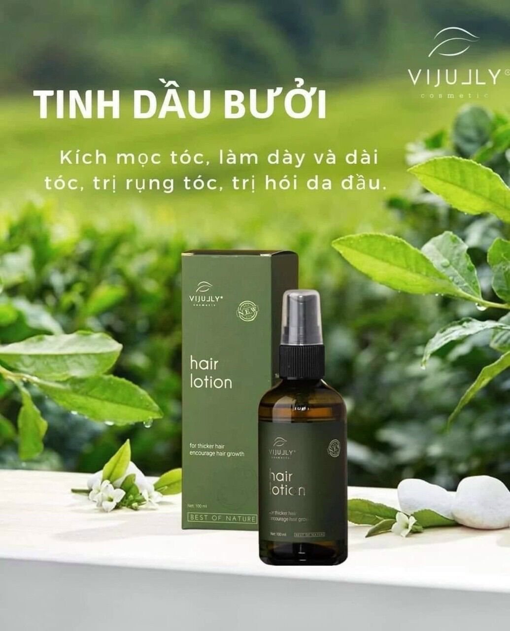 Xịt dưỡng , kích mọc tóc, giảm rụng - xịt tóc vijully