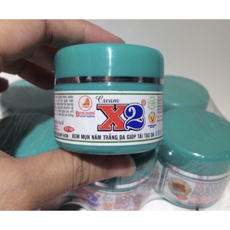 Kem x2 mụn nám trắng da tái tạo
