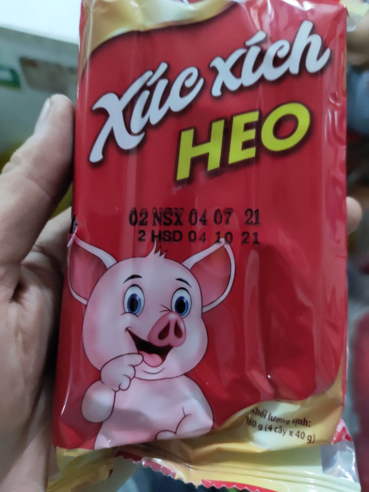 Xúc xích heo ăn liền |vissan | 160g