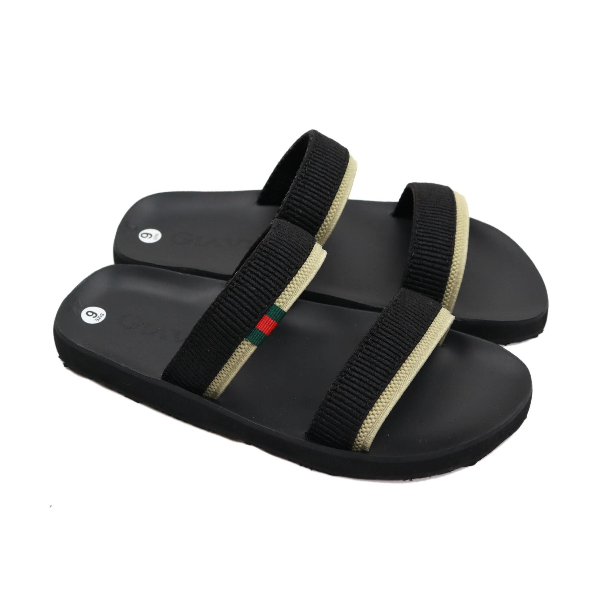 Dép quai ngang nữ.GIAVY DT K346(Đen)