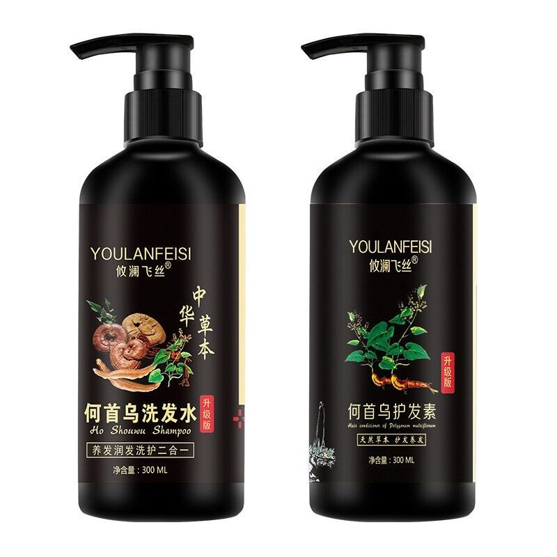 Dầu gội hà thủ ô 300ml combo dầu gội xả