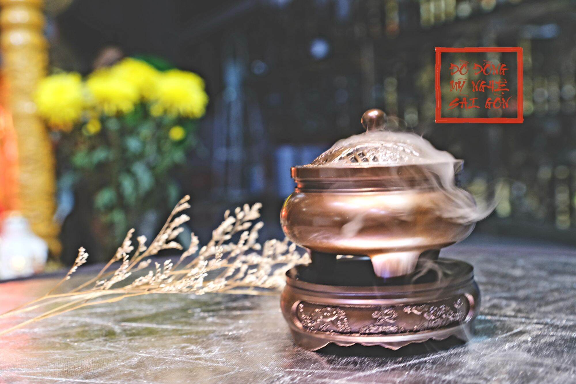 Lư Xông Trầm Bằng Đồng Cao Cấp