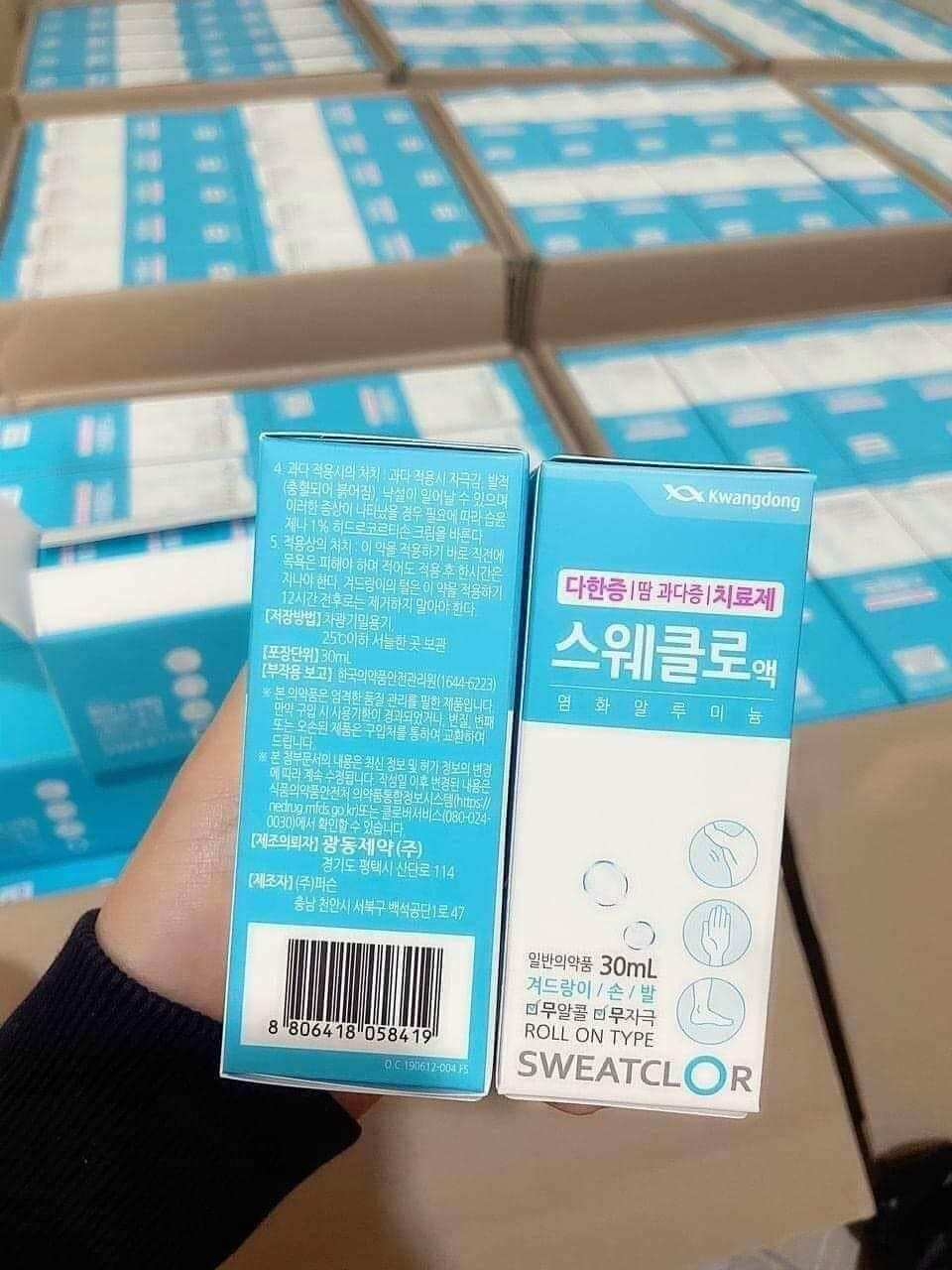 LĂN NÁCH SWEATCLOR KWANGDONG HÀN QUỐC-30ml