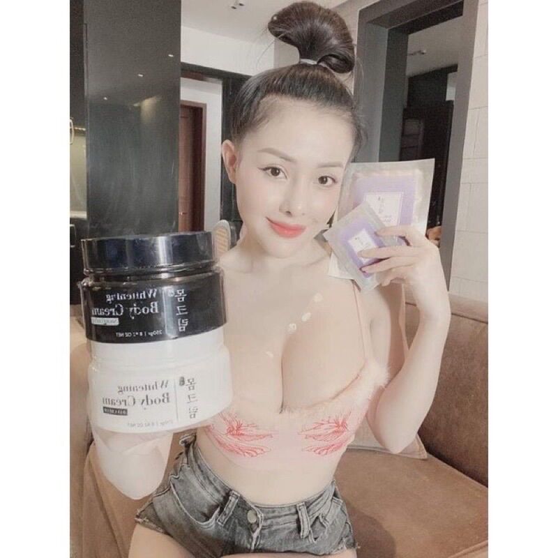 Combo kem dưỡng trắng da toàn thân NGÀY + ĐÊM
