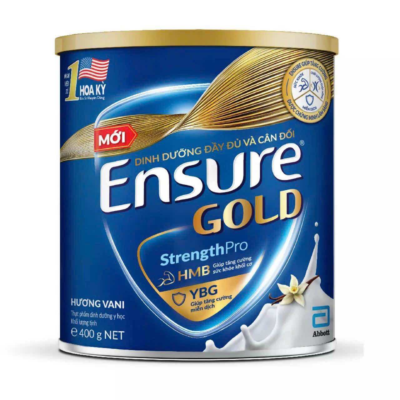 Sữa ensure gold (400g) giúp tăng cường sức khỏe
