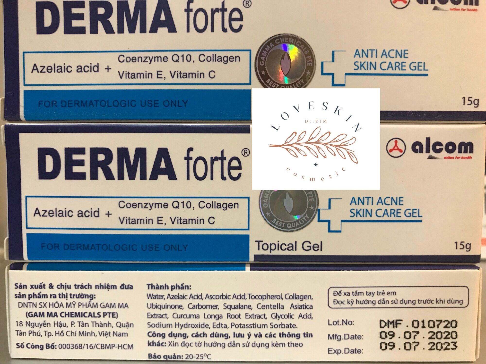 Dermaforte giảm mụn ngừa thâm
