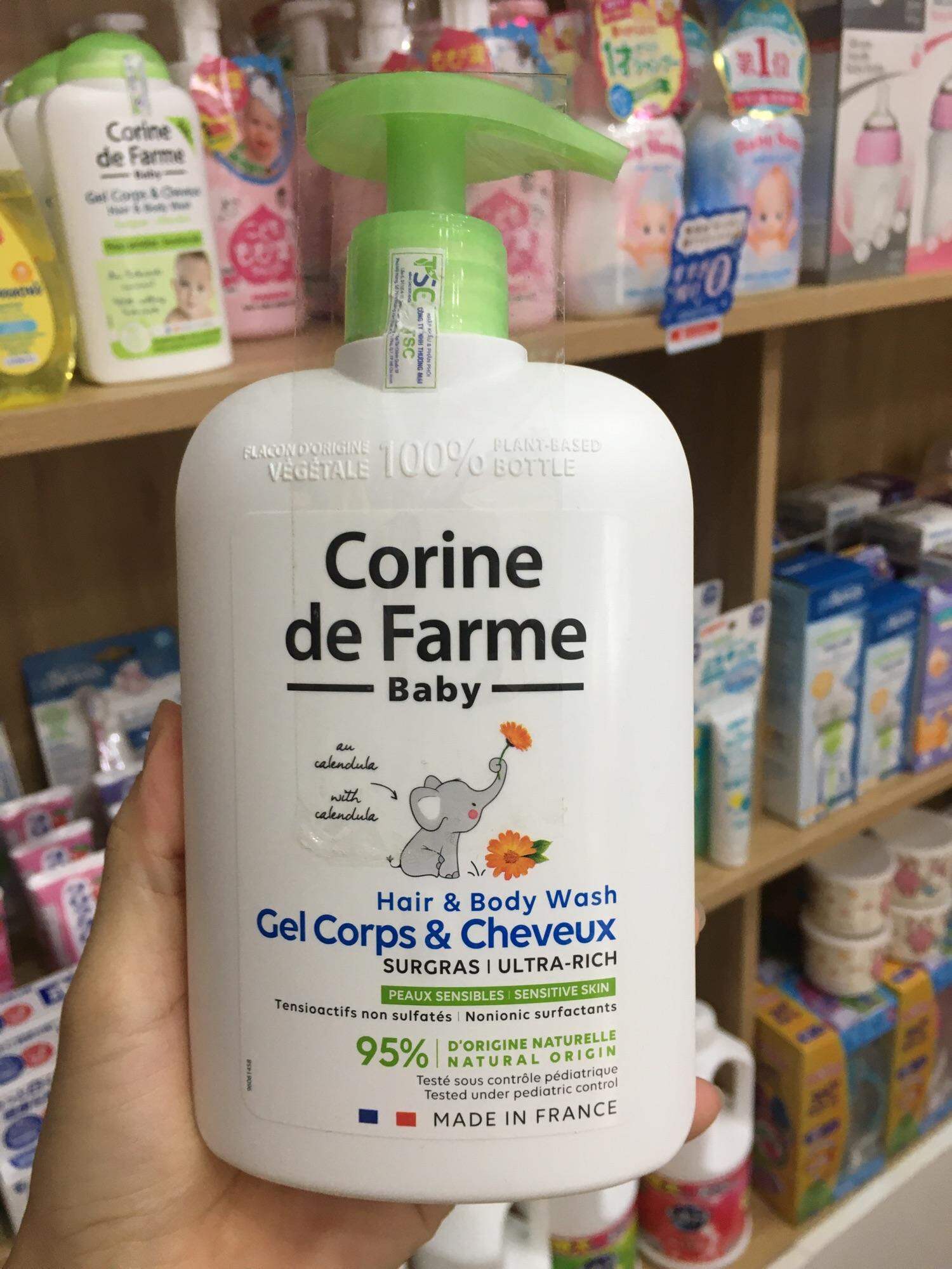 Sữa tắm Corine de Farme baby Pháp