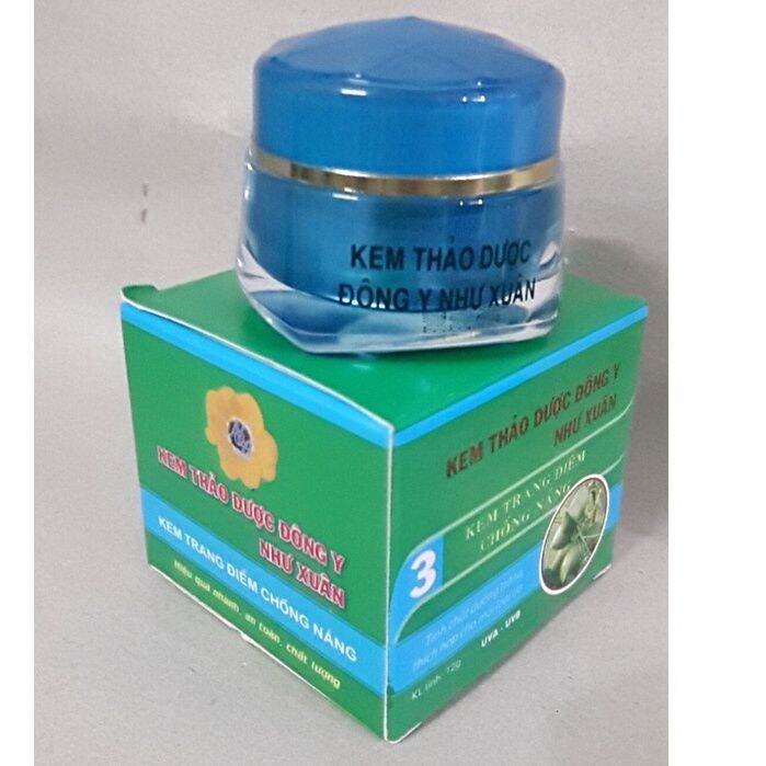 Kem dưỡng trắng thảo dược đông y 12g,20g gồm 3 mẫu
