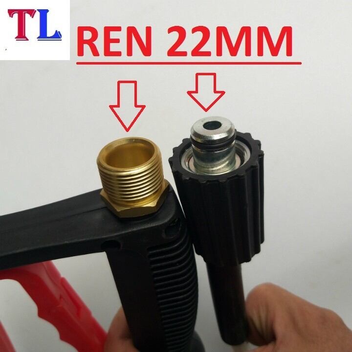 Sung rửa xe mi ni cò đỏ ren 22mm [ LOẠI 1 ]