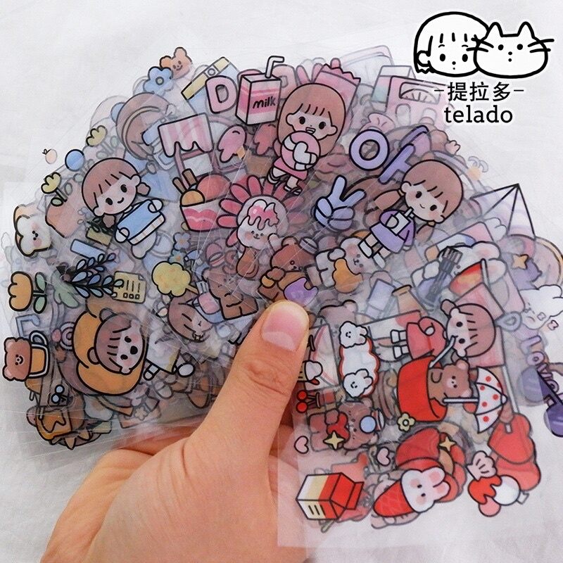 Bộ Hình Dán Sticker 25 tấm gồm 100 hình cho bé dán