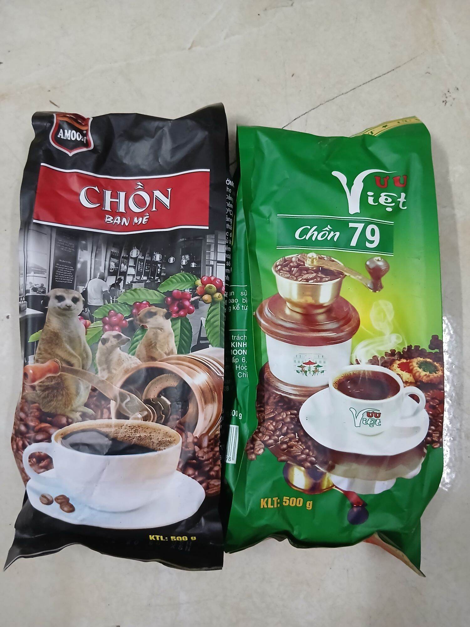 1kg cà phê hương chồn, 1goi đen, 1goi 79