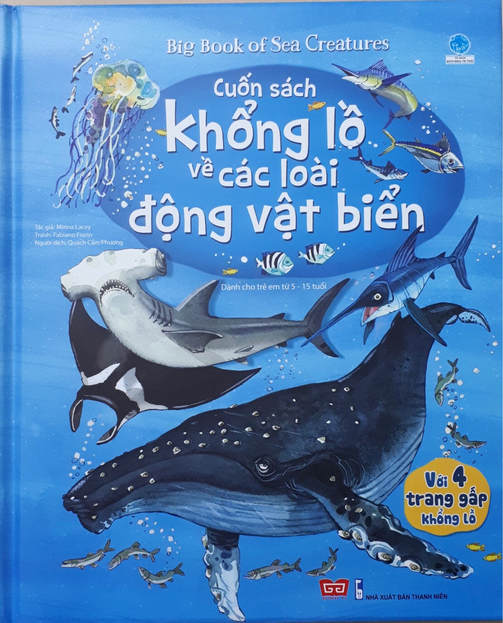 Sách khoa học Đinh Tị - Cuốn sách khổng lồ về các loài động vật biển