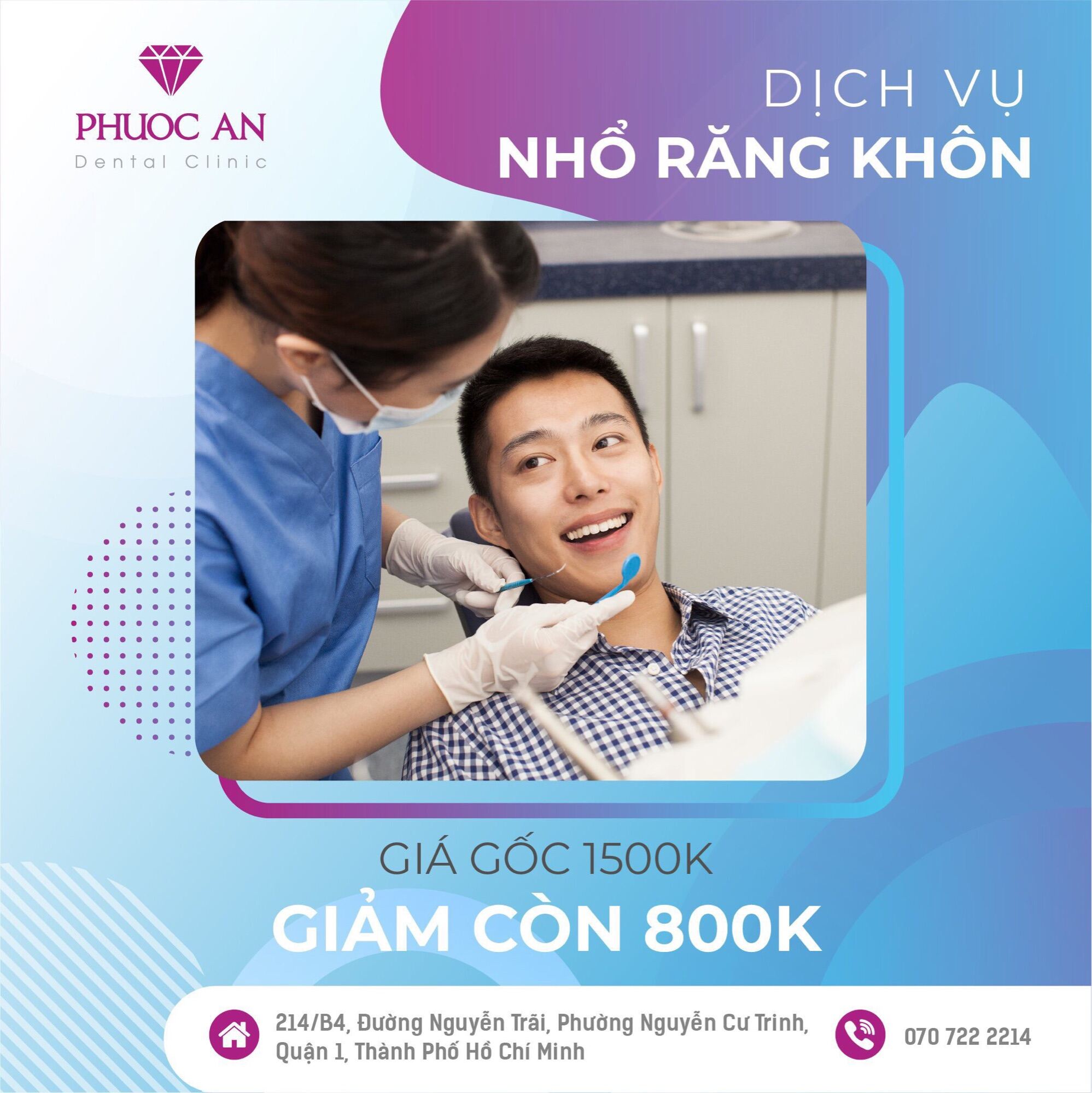 Hồ Chí Minh ( Voucher) Dịch vụ nhổ răng khôn giảm mạnh tại Nha Khoa Phước An.