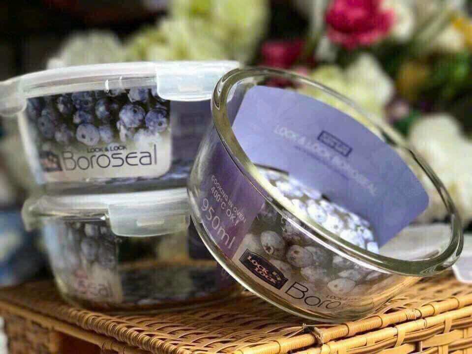 Thố thuỷ tinh tròn 950ml