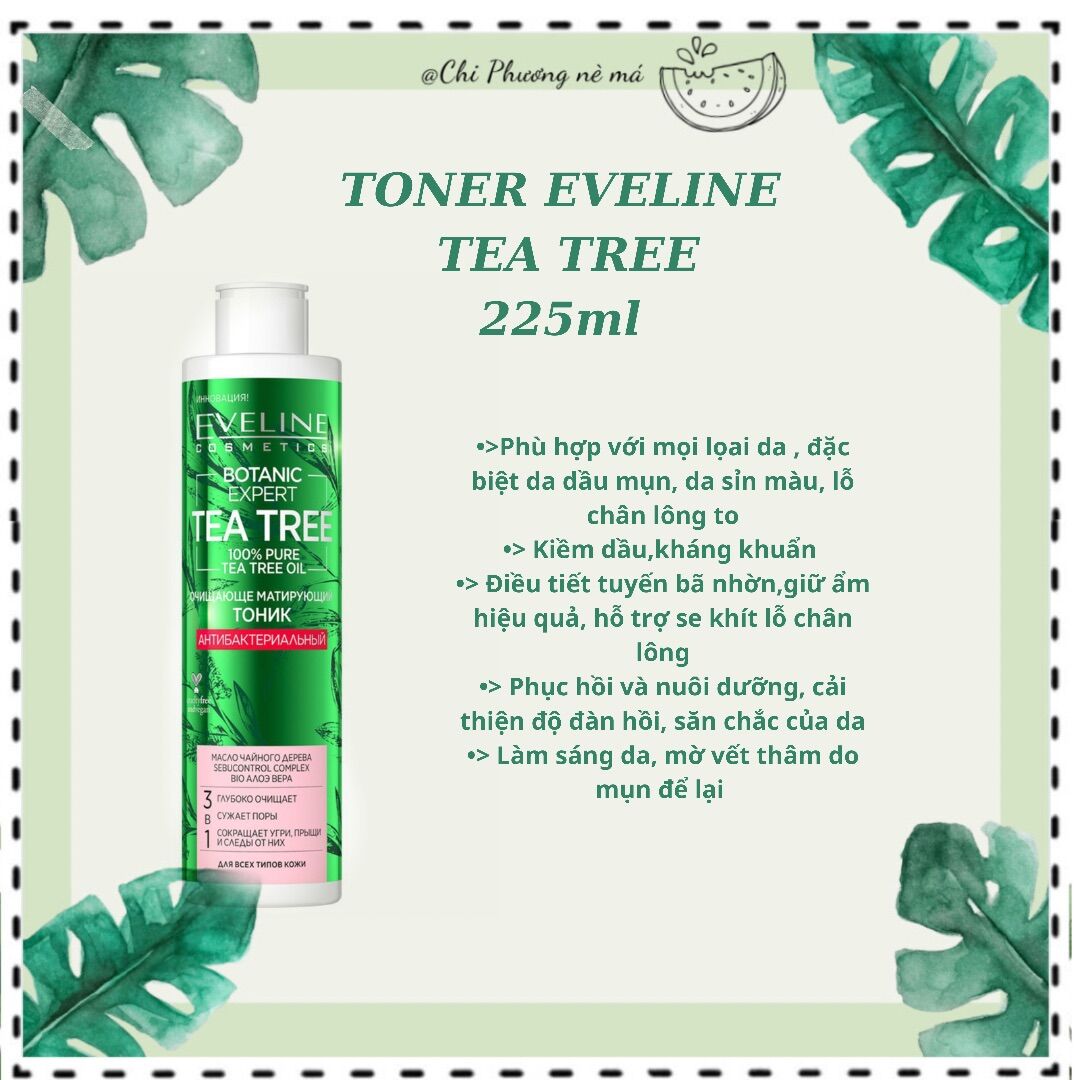 Toner eveline tea tree botanic expert