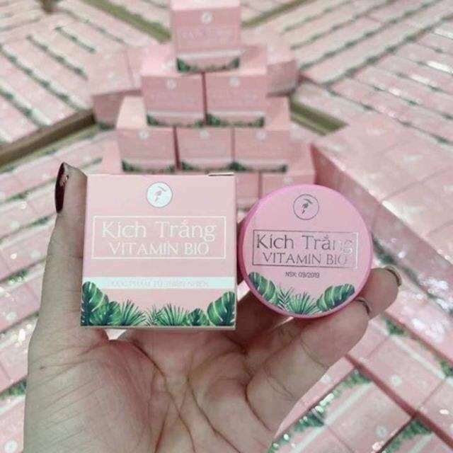 Kem Kích Trắng B10 Tóc Tiên Có Hộp Kèm Viên Kích Trắng