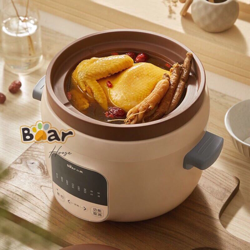 NỒI HẦM CHẬM ĐA NĂNG BEAR D30L3 DUNG TÍCH 3L