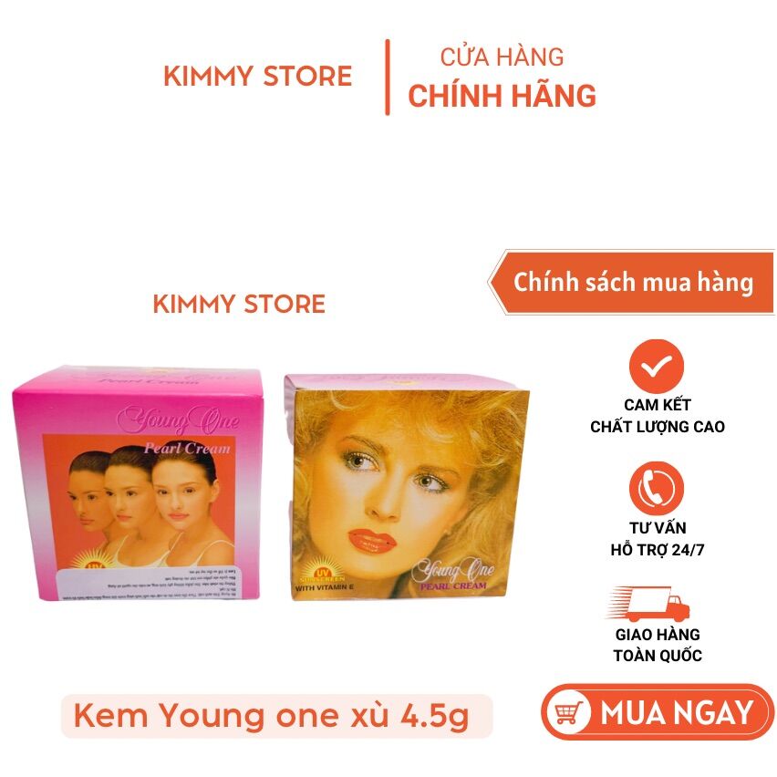 Lẻ hủ 4.5g kem young one xù thái