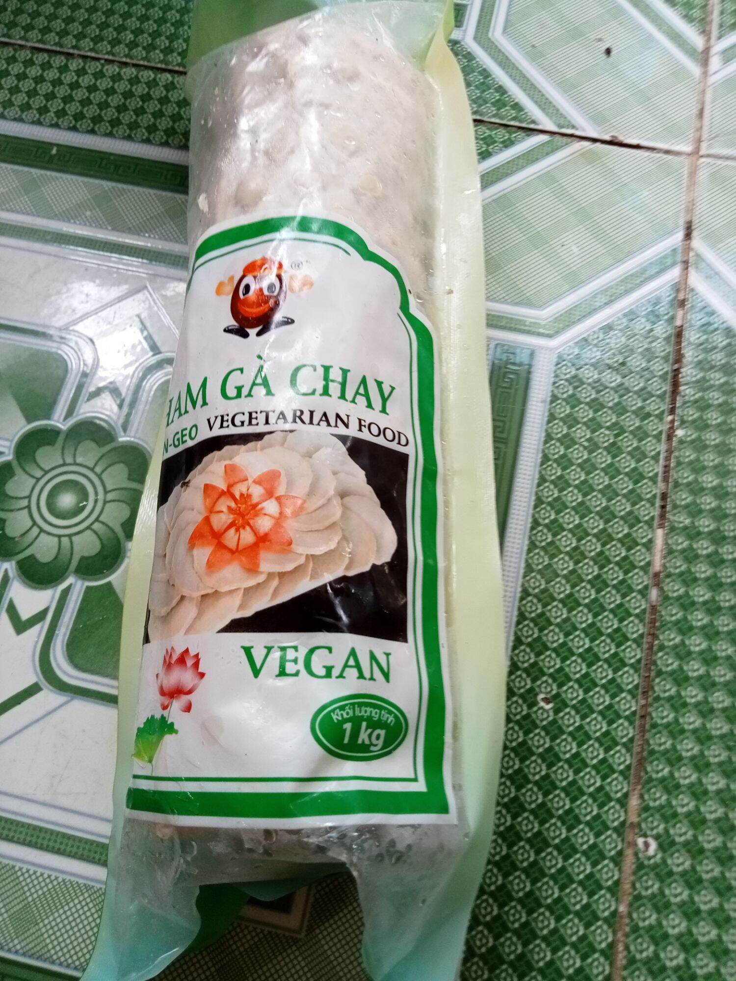 1CÂY CHẢ HAM GÀ CHAY 1KG