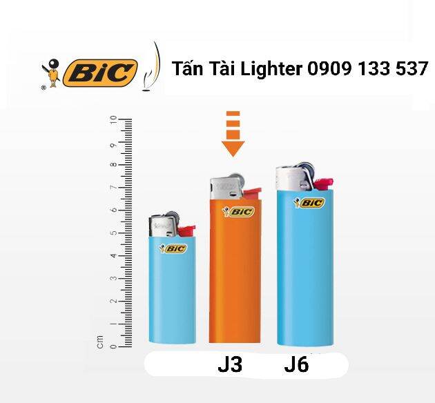 (Hàng Chính Hãng)Bic Pháp bic j3 50cái. phụ kiện quẹt bic size trung