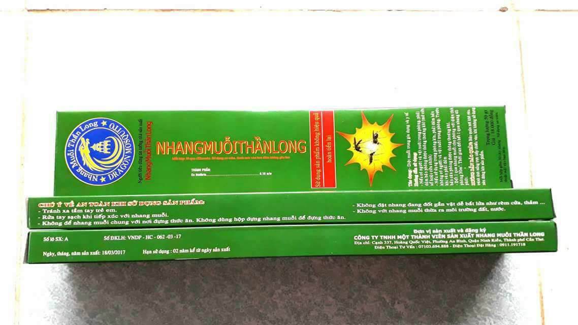 NHANG MUỖI THẦN LONG - HIỆU QUẢ SỐ 01