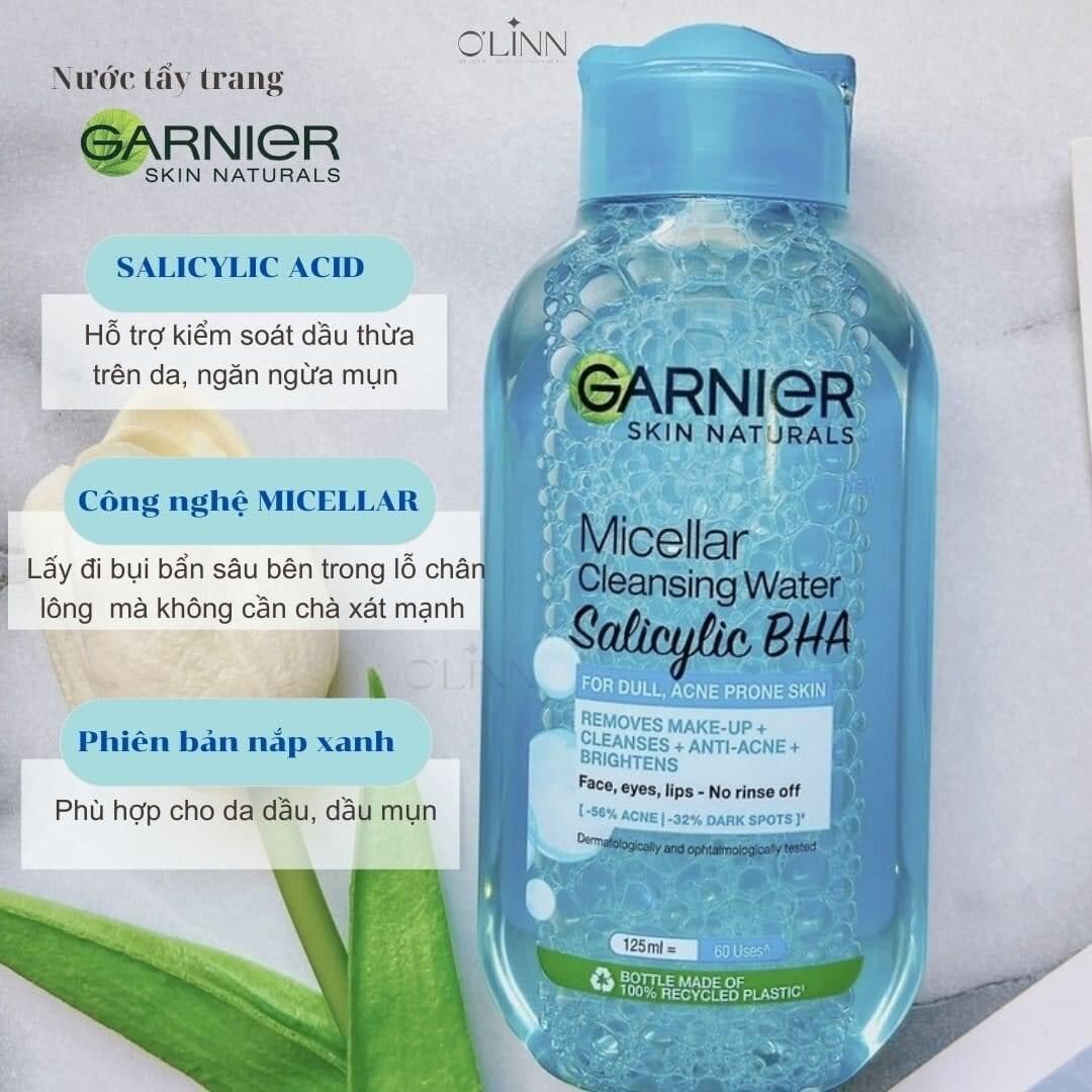 (Hàng Khuyến Mãi) Nước Tẩy trang Garnier 50ml &125ml