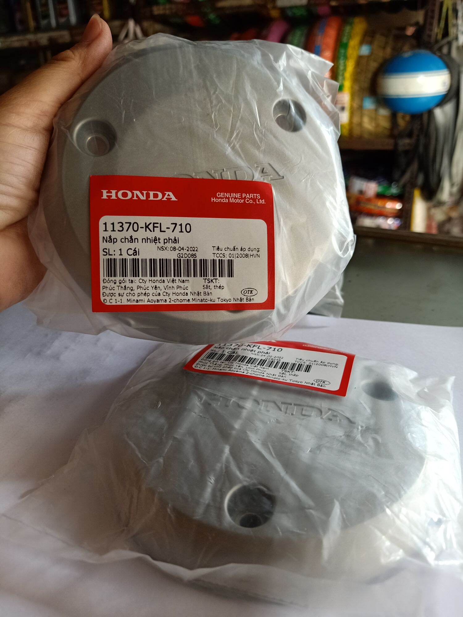 Nắp chụp nồi" màu bạc "dr, wave, wave rs honda