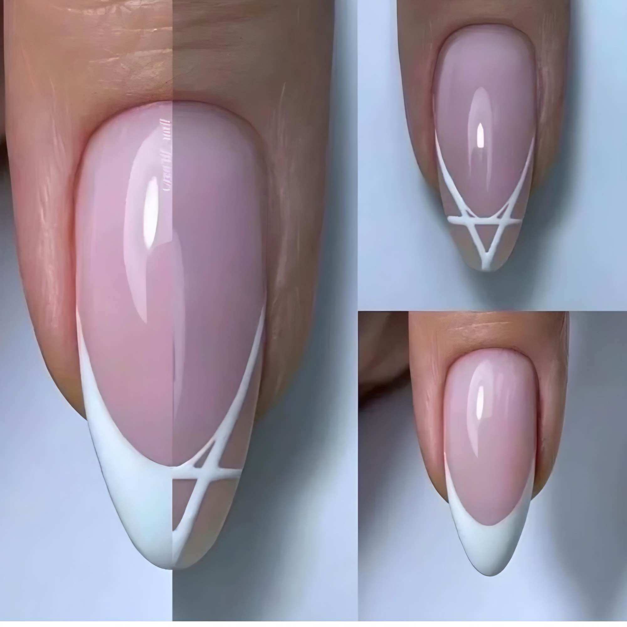 Sơn phen đầu móng trắng đen - Sơn aifer cọ nét - Gel vẽ nét trắng đen