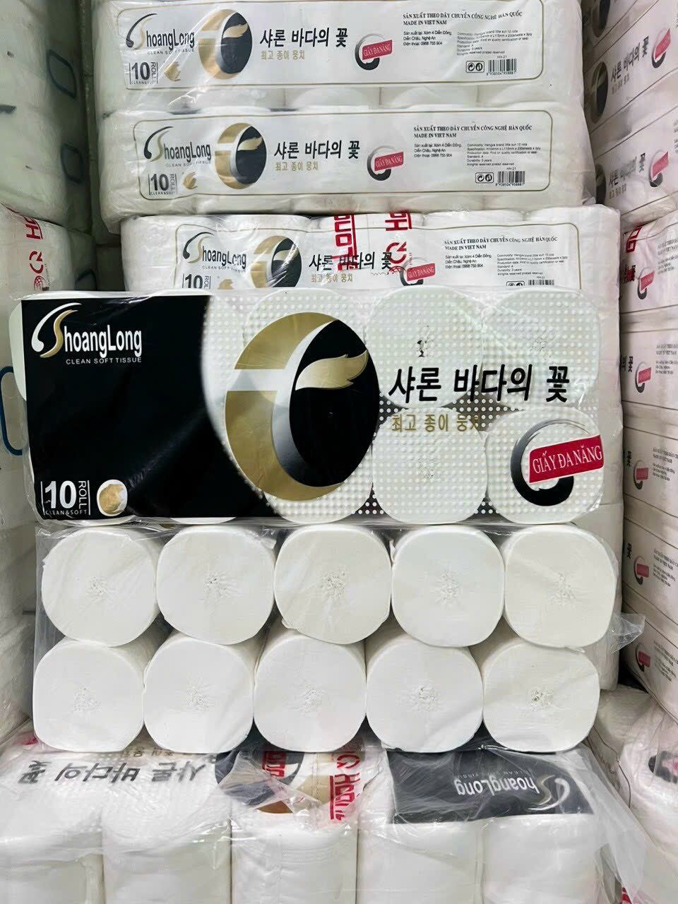 Giấy vệ sinh Hoàng Long không lõi