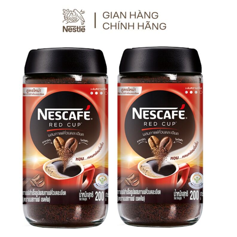 Combo 2 hủ nescafe Red cup nhập khẩu 200g